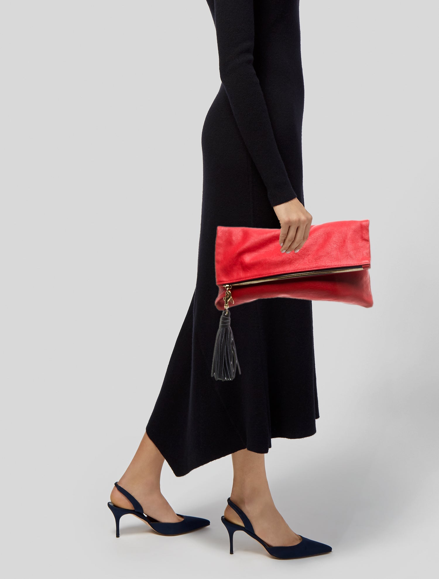 Clare V. Leather Clutch