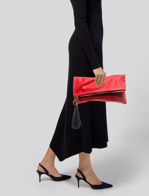 Clare V. Leather Clutch