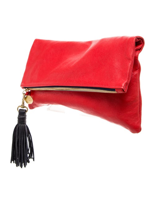 Clare V. Leather Clutch