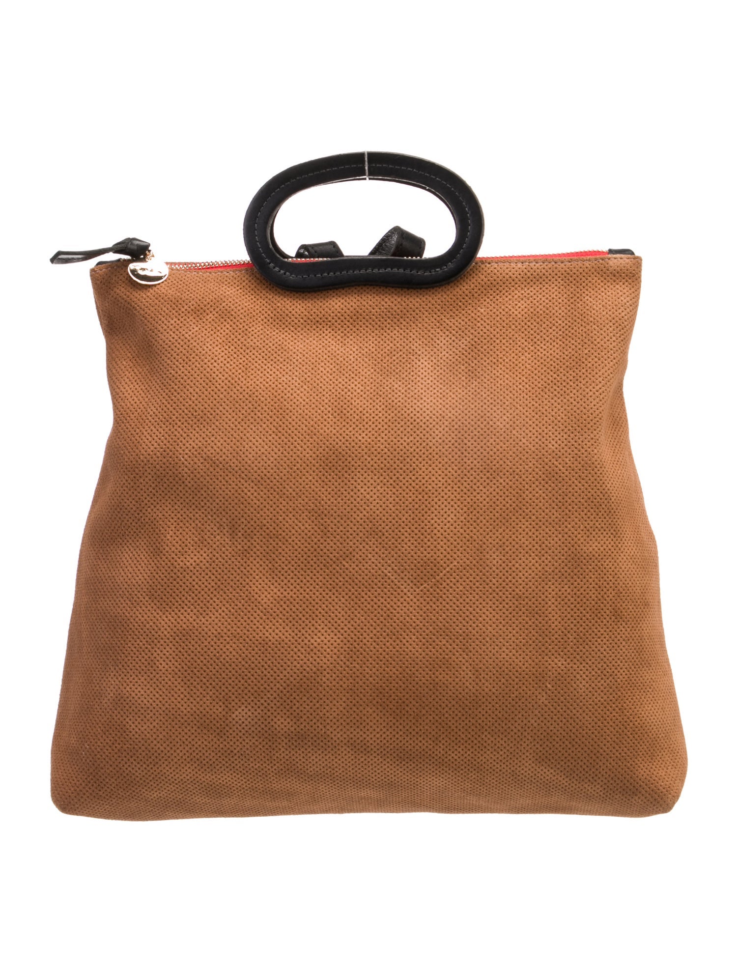 Clare V. Leather Top Handle Bag