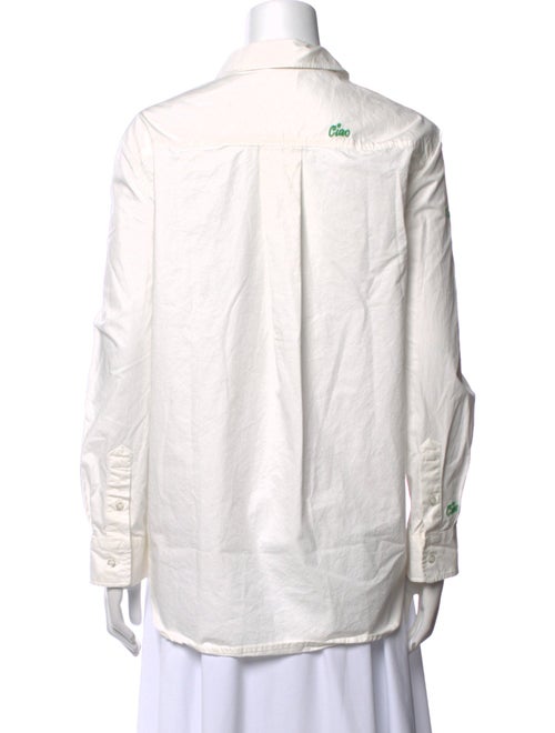 Clare V. Long Sleeve Button-Up Top