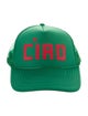 Clare V. green baseball hat