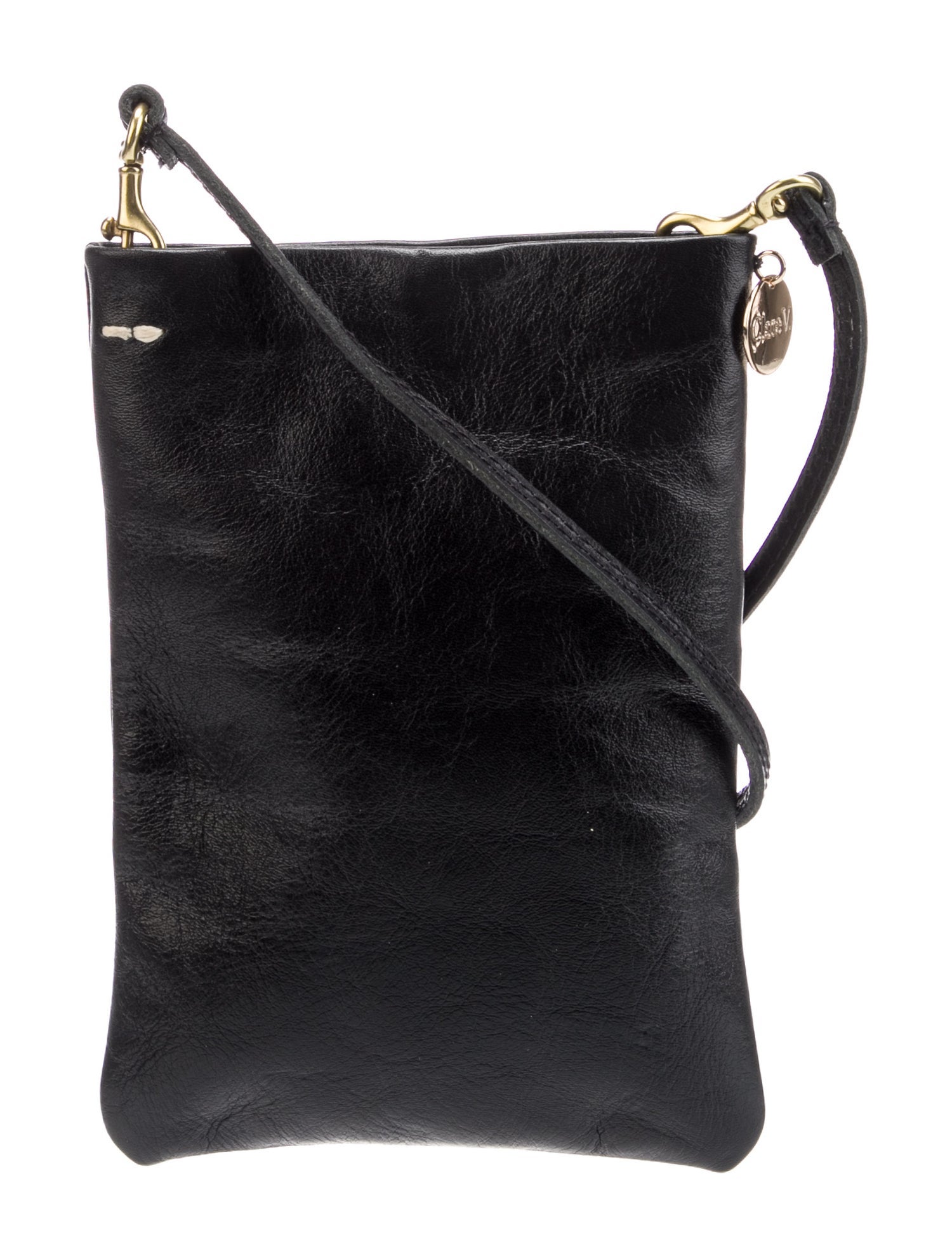 Clare V. Leather Crossbody Bag