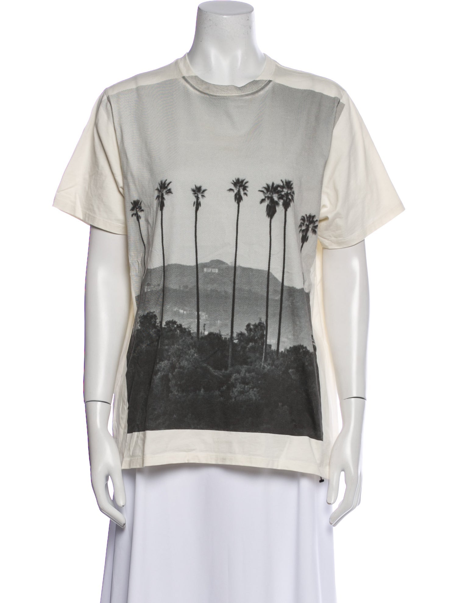 Clare V. Graphic Print Crew Neck T-Shirt