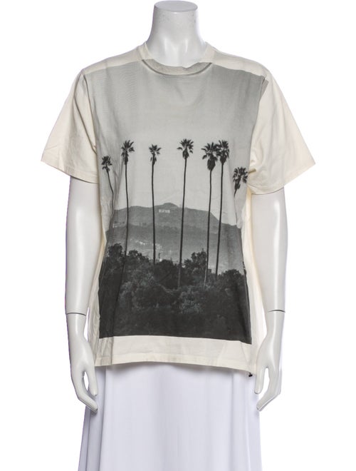 Clare V. Graphic Print Crew Neck T-Shirt