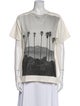 Clare V. Graphic Print Crew Neck T-Shirt