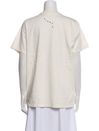 Clare V. Graphic Print Crew Neck T-Shirt