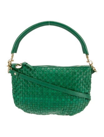 Clare V. Leather Top Handle Bag