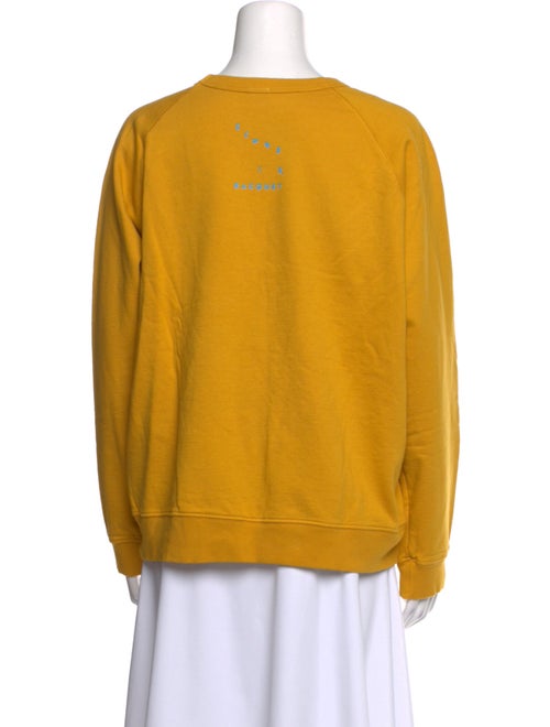 Clare V. Graphic Print Crew Neck Sweatshirt