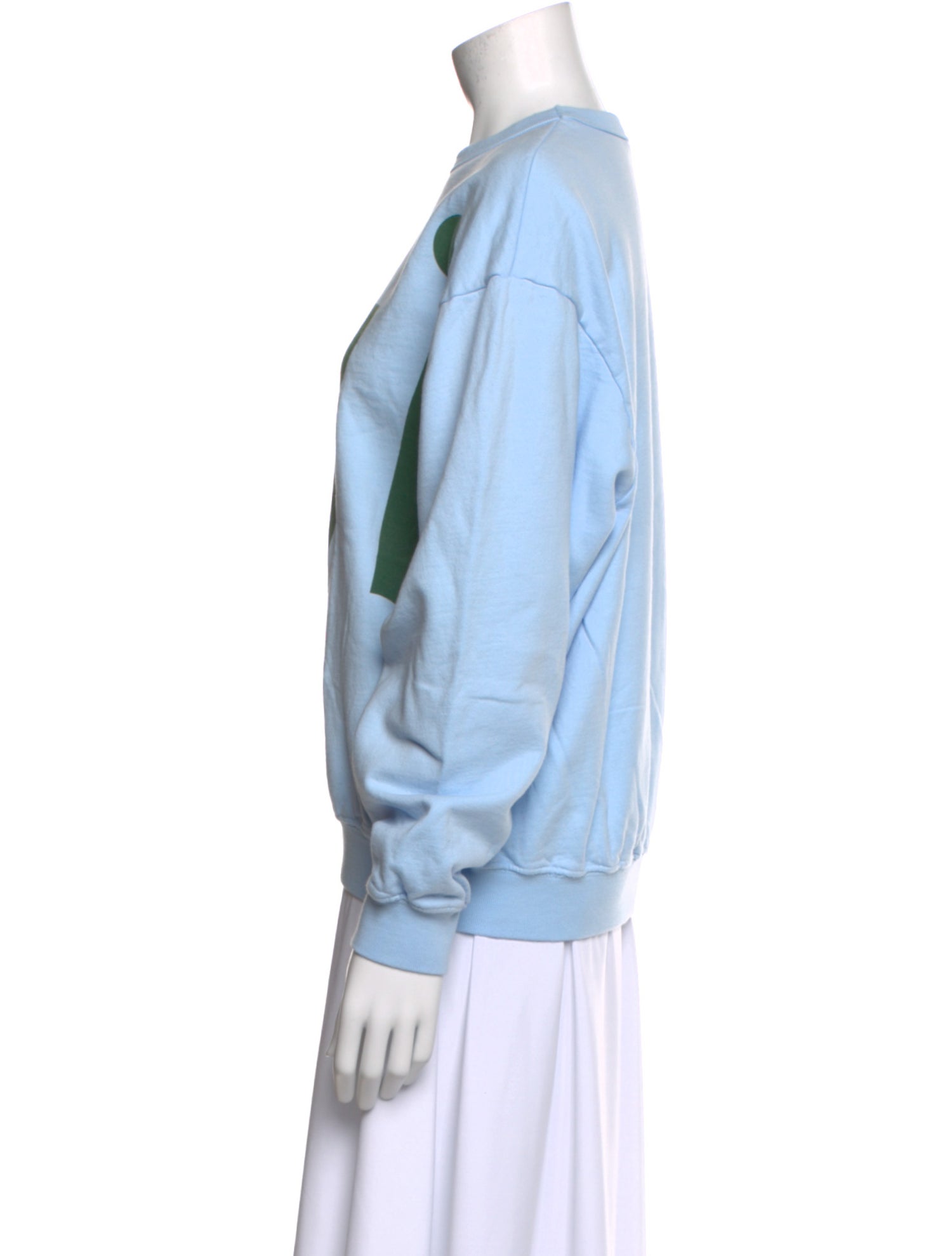 Clare V. Graphic Print Crew Neck Sweatshirt