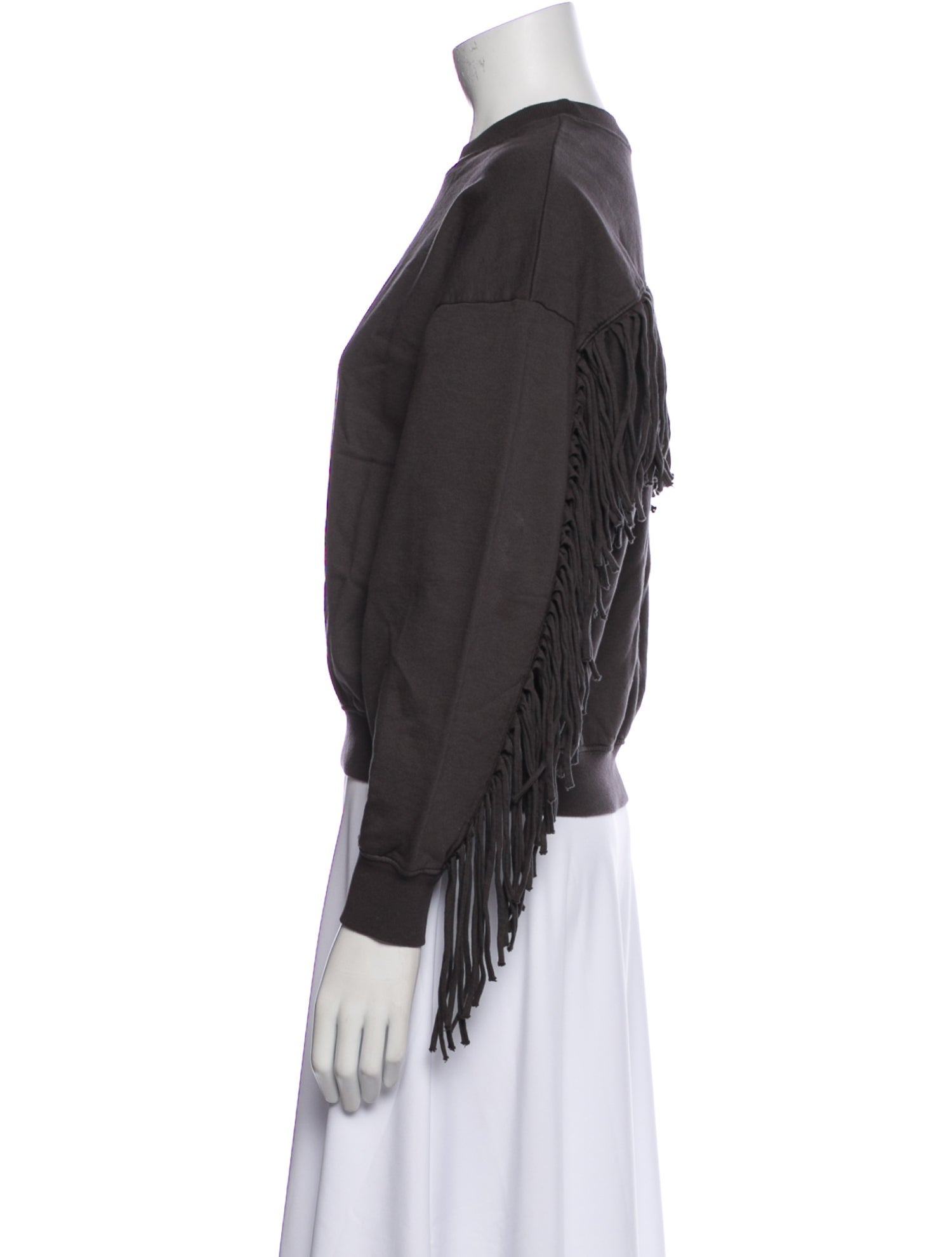 Clare V. Crew Neck Long Sleeve Sweatshirt