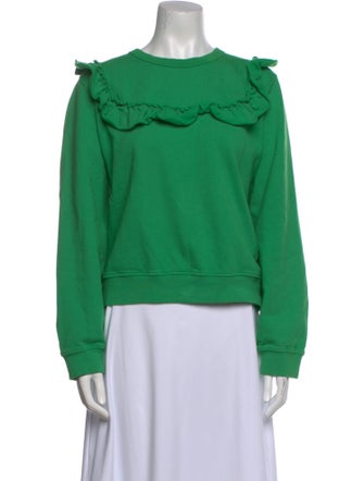 Clare V. Bateau Neckline Long Sleeve Sweatshirt