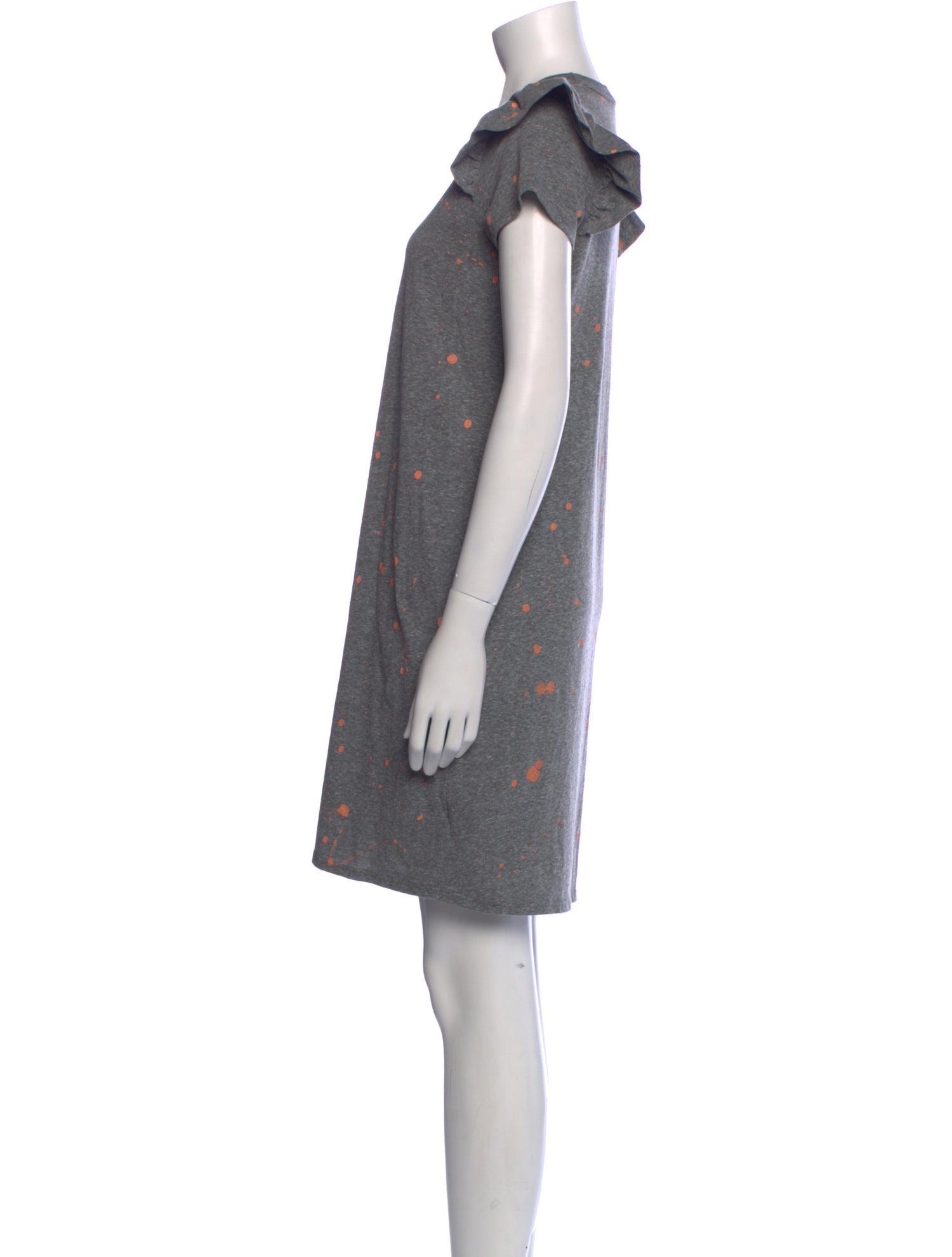 Clare V. Polka Dot Print Mini Dress