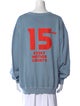 Clare V. Graphic Print Crew Neck Sweatshirt