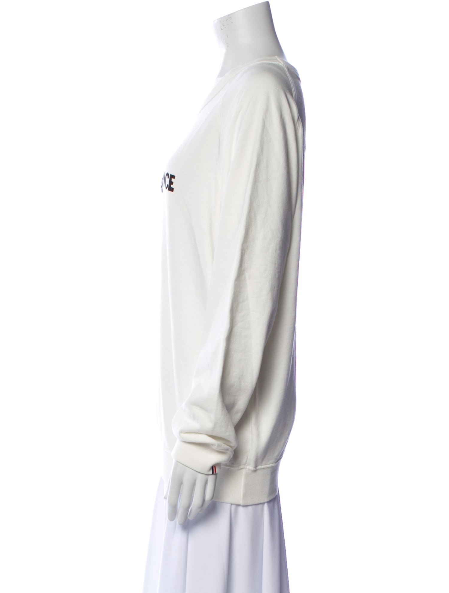 Clare V. Graphic Print Crew Neck Sweatshirt