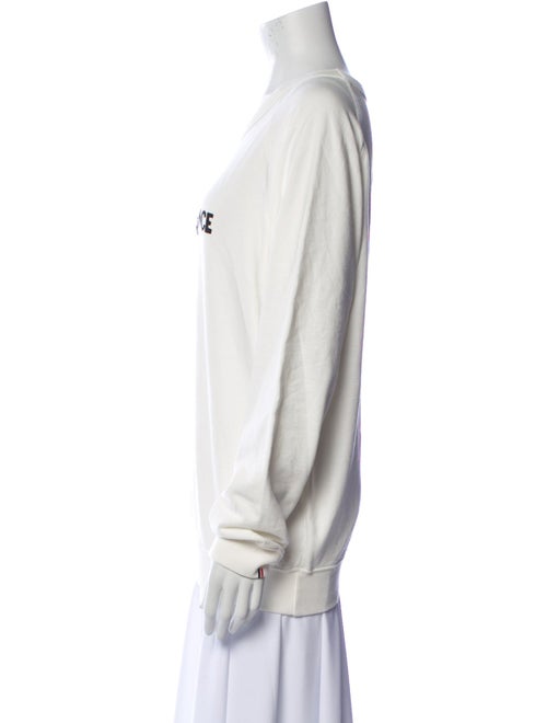 Clare V. Graphic Print Crew Neck Sweatshirt