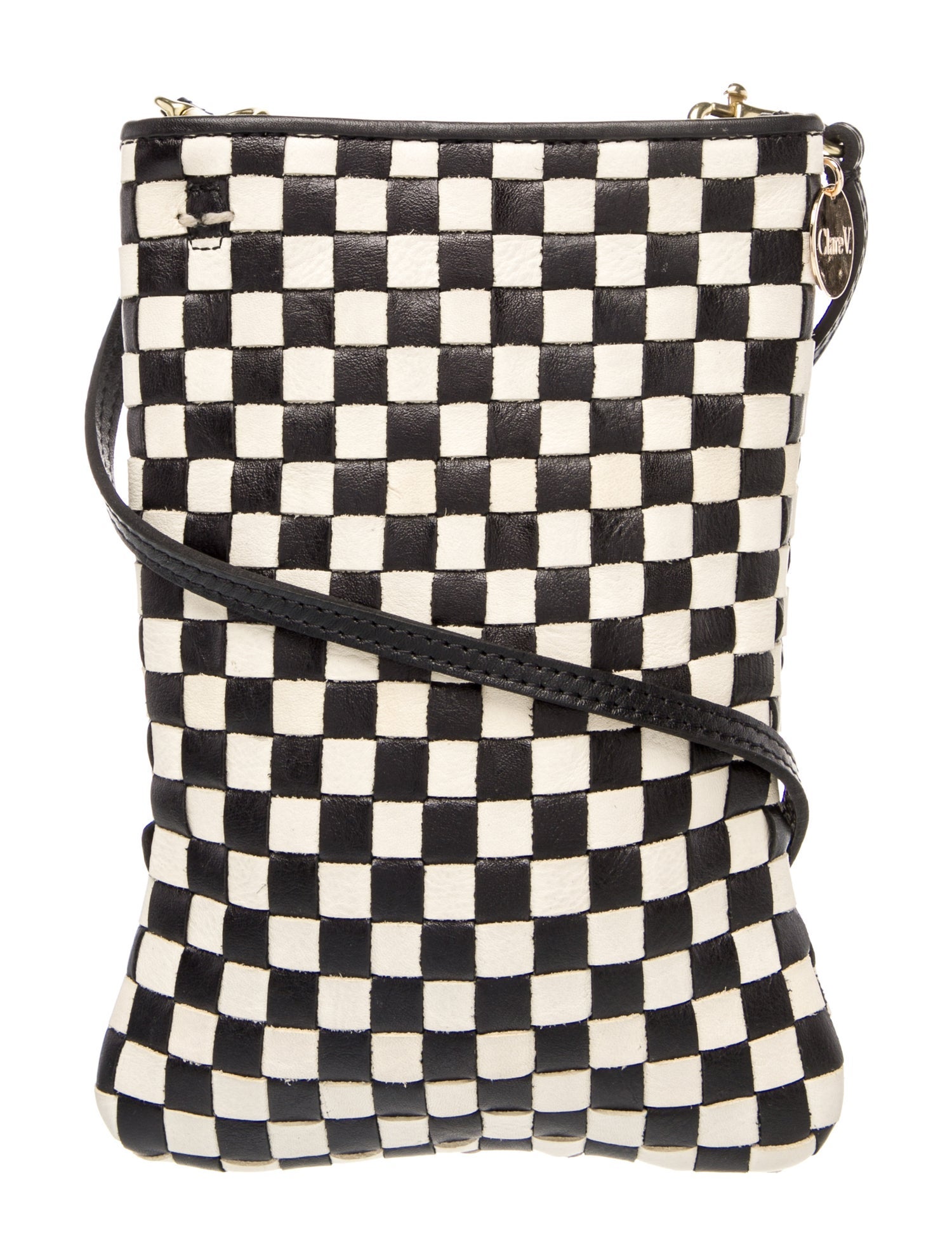 Clare V. Leather Suitcase