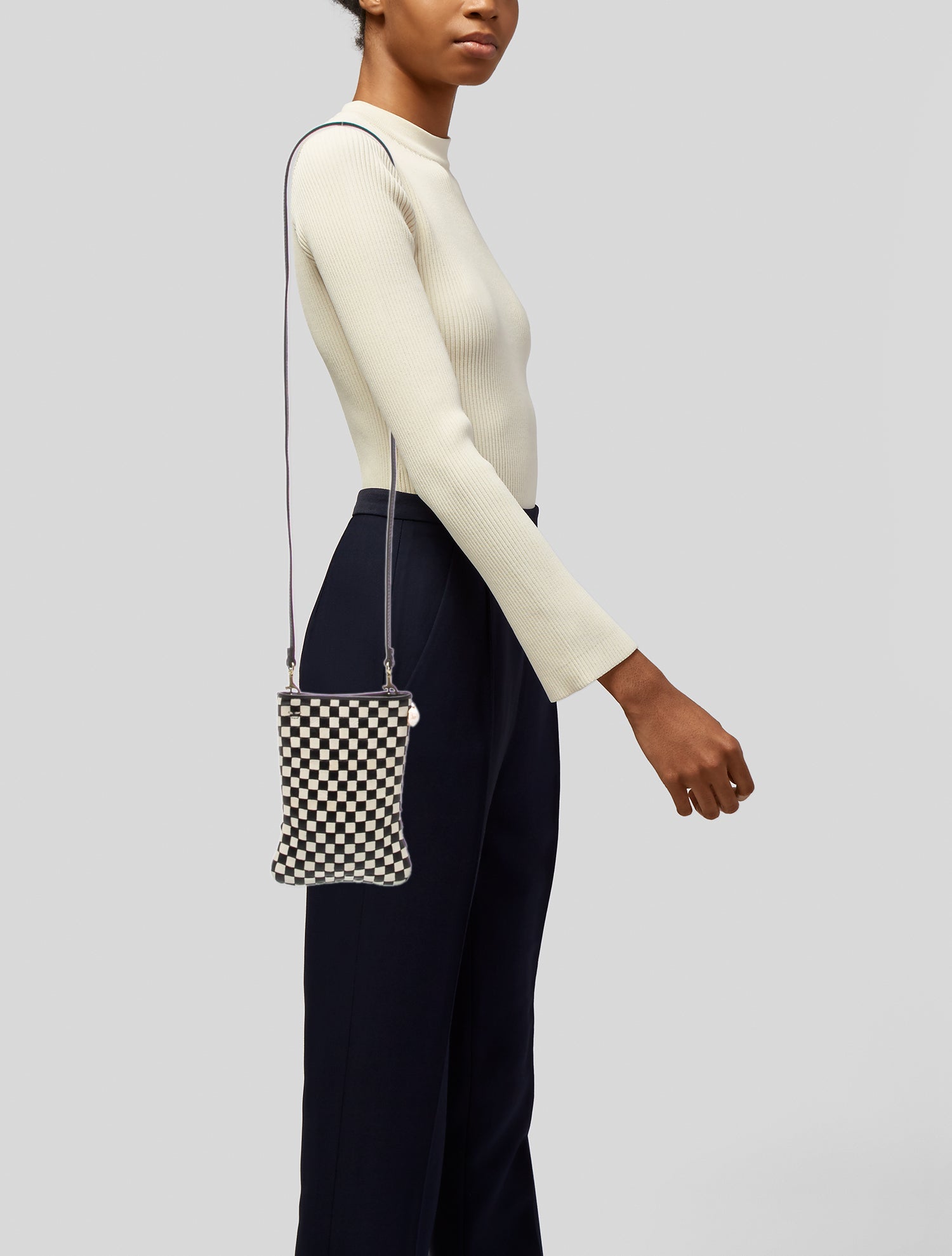 Clare V. Leather Suitcase