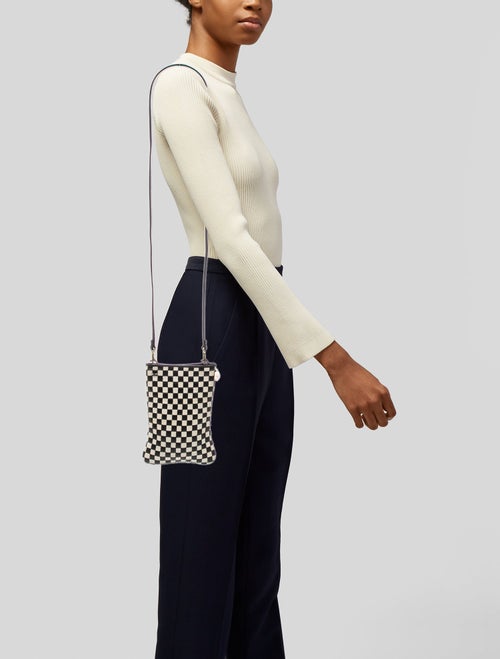 Clare V. Leather Suitcase