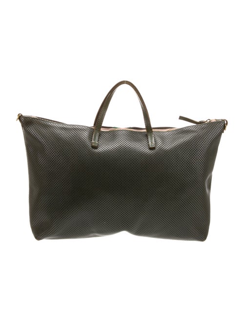 Clare V. Leather Top Handle Bag