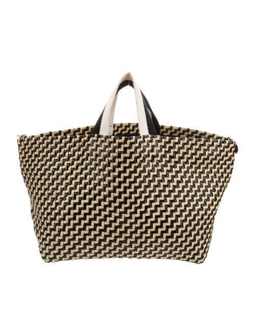 Clare V. Leather Top Handle Bag