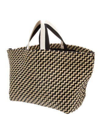 Clare V. Leather Top Handle Bag