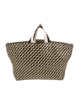 Clare V. Leather Top Handle Bag