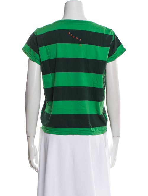 Clare V. Striped Crew Neck T-Shirt