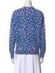 Clare V. Animal Print Crew Neck Sweatshirt
