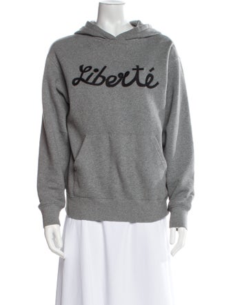 Clare V. Graphic Print Crew Neck Sweatshirt