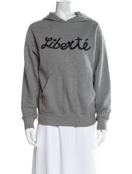 Clare V. Graphic Print Crew Neck Sweatshirt