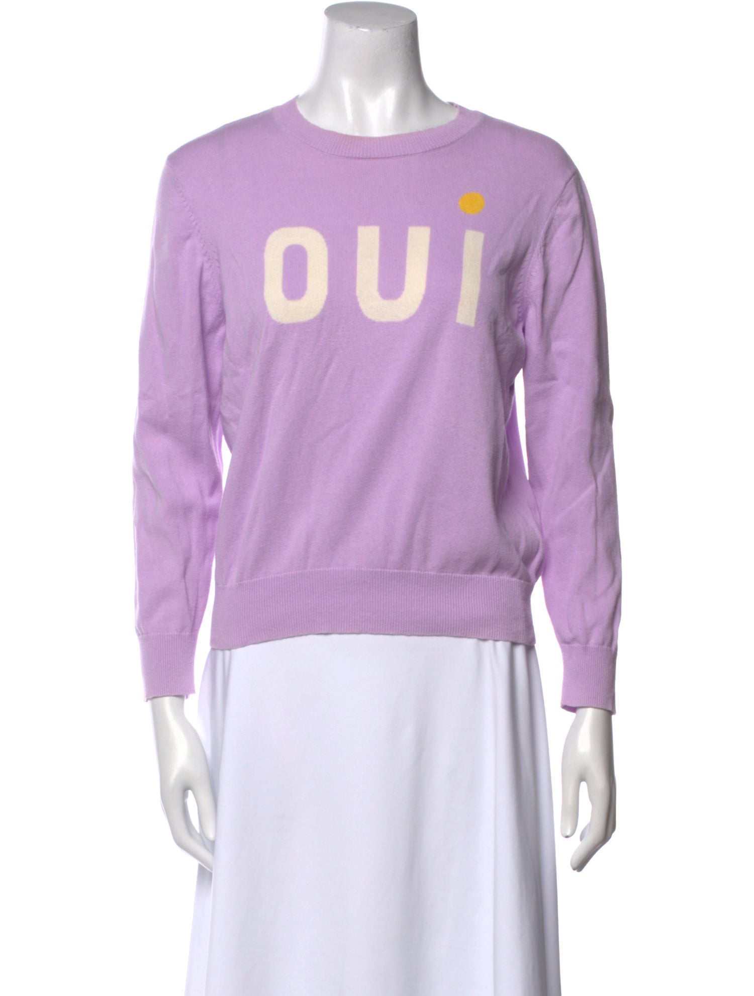 Clare V. Graphic Print Crew Neck Sweatshirt