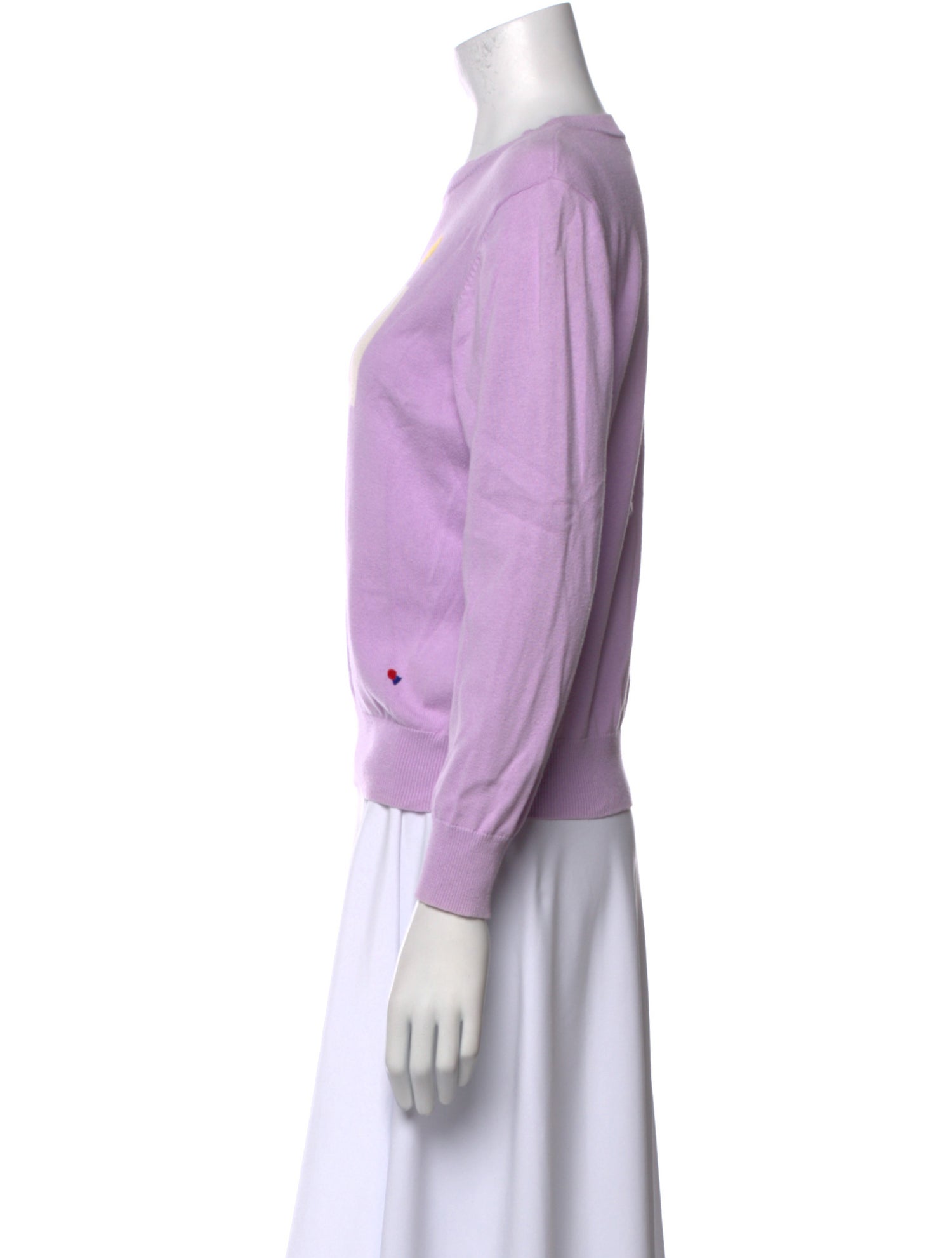 Clare V. Graphic Print Crew Neck Sweatshirt