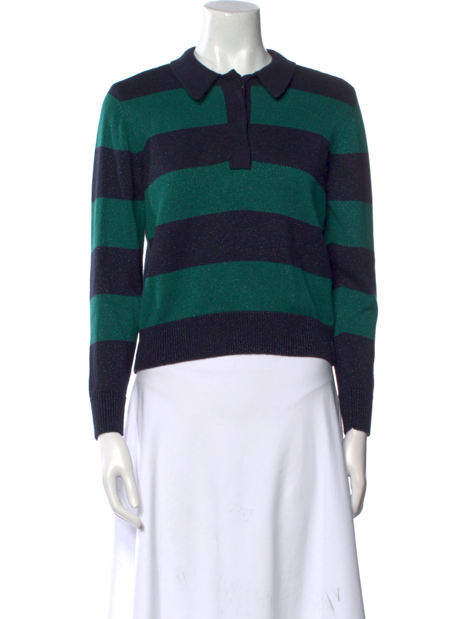 Clare V. Striped Crew Neck Sweater w/ Tags