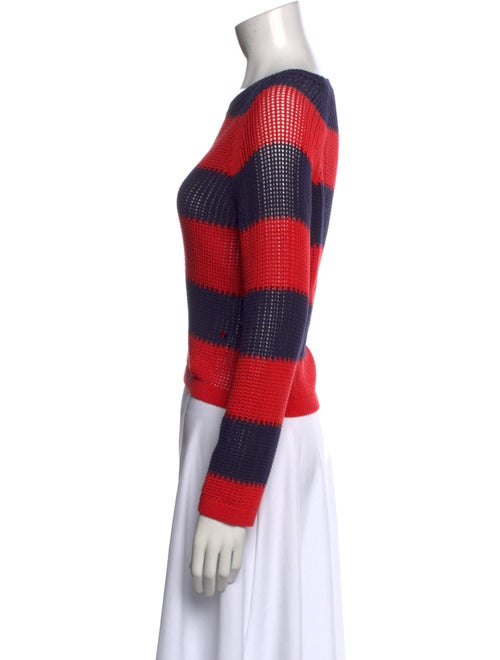Clare V. Striped Scoop Neck Sweater