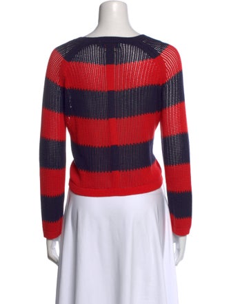 Clare V. Striped Scoop Neck Sweater