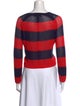Clare V. Striped Scoop Neck Sweater