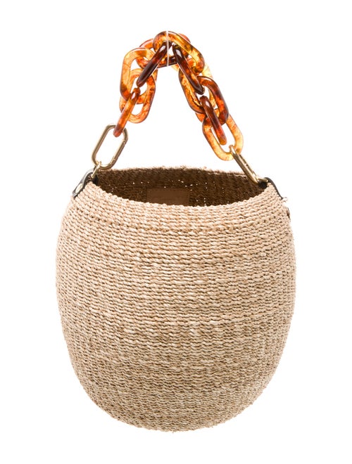 Clare V. Raffia Top Handle Bag