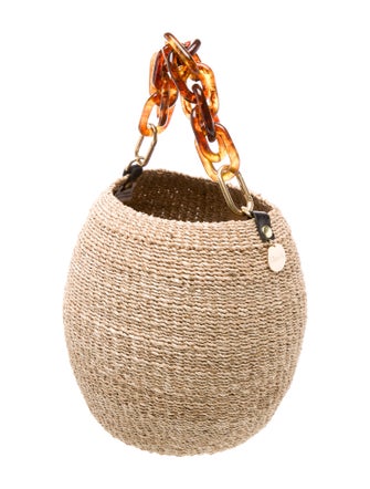 Clare V. Raffia Top Handle Bag