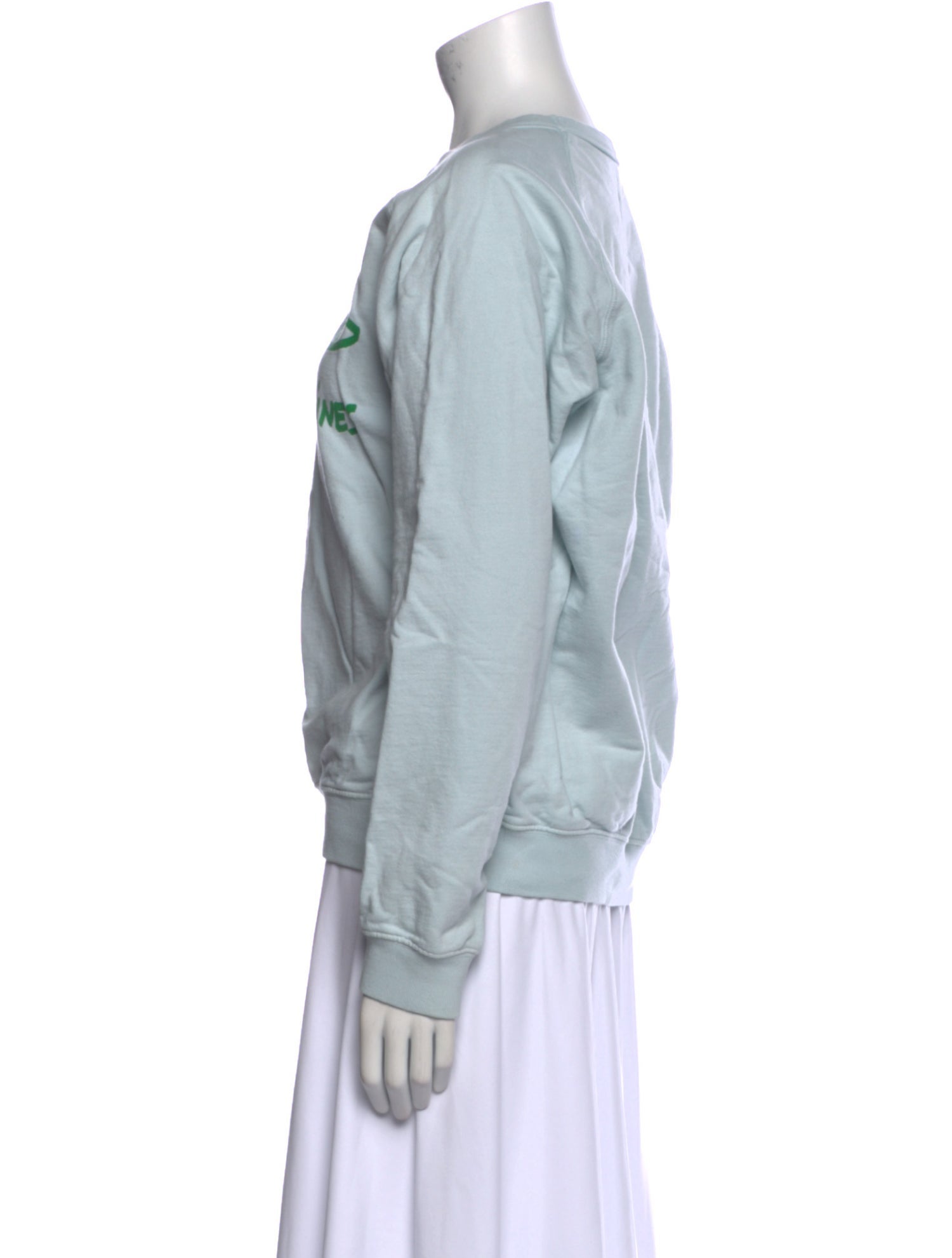 Clare V. Graphic Print Crew Neck Sweatshirt