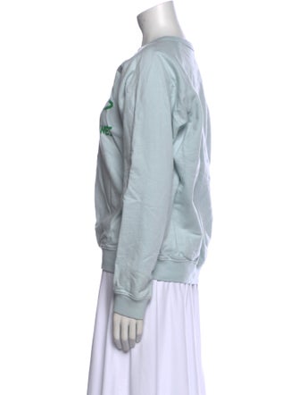 Clare V. Graphic Print Crew Neck Sweatshirt