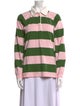 Clare V. Striped Long Sleeve Polo