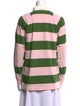 Clare V. Striped Long Sleeve Polo