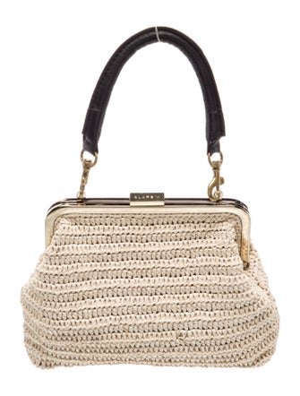 Clare V. Straw Top Handle Bag