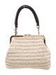 Clare V. Straw Top Handle Bag