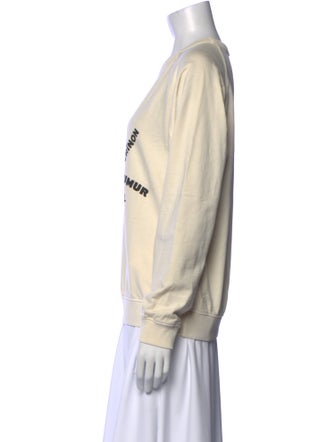 Clare V. Graphic Print Crew Neck Sweatshirt