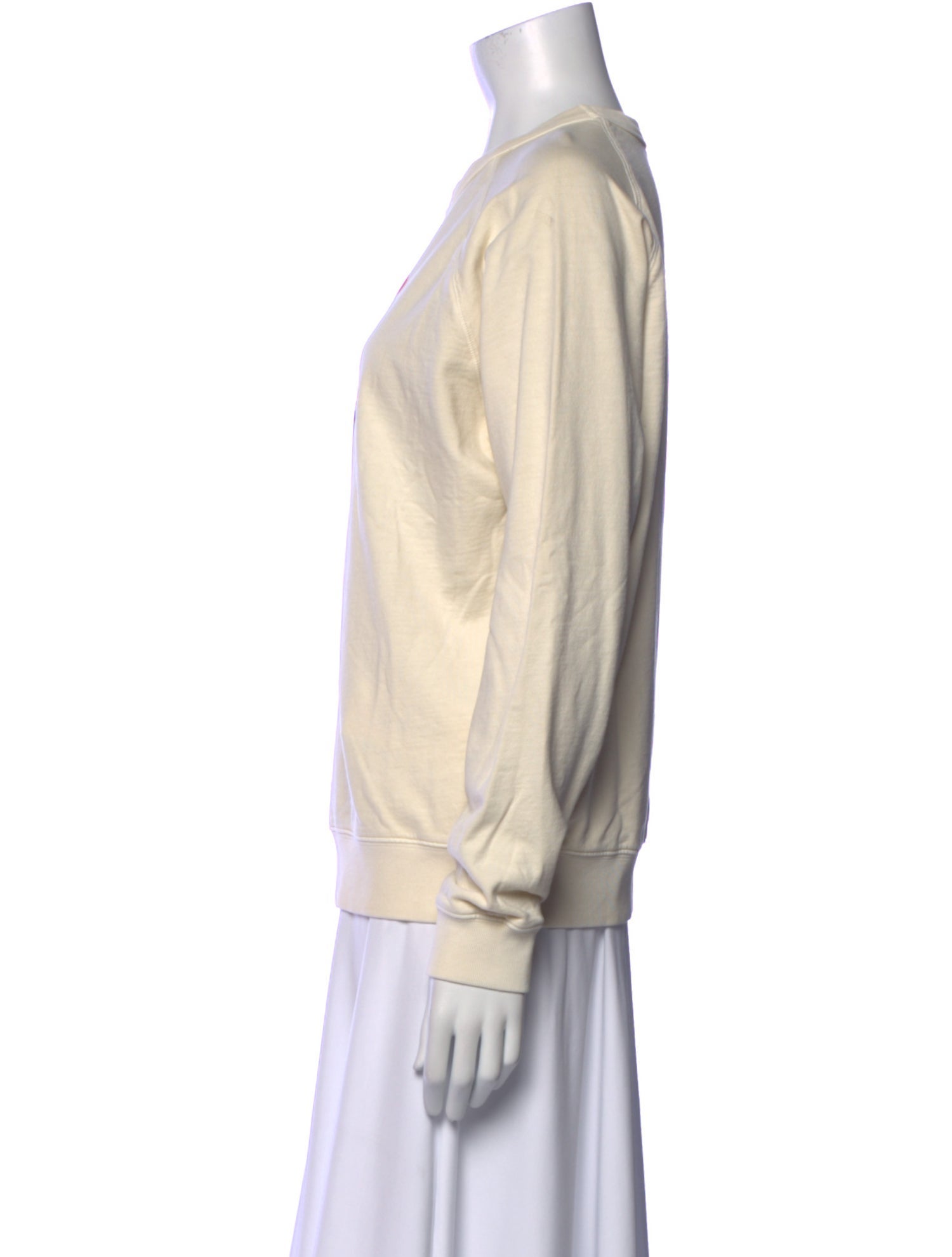 Clare V. Graphic Print Crew Neck Sweatshirt