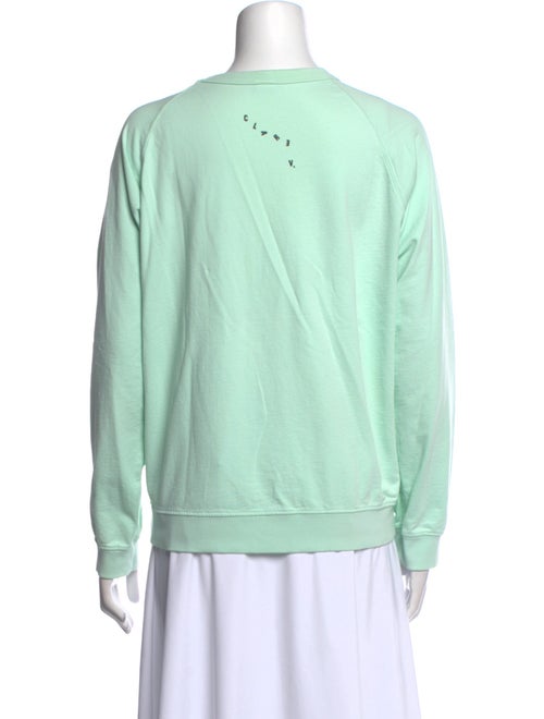 Clare V. Graphic Print Crew Neck Sweatshirt