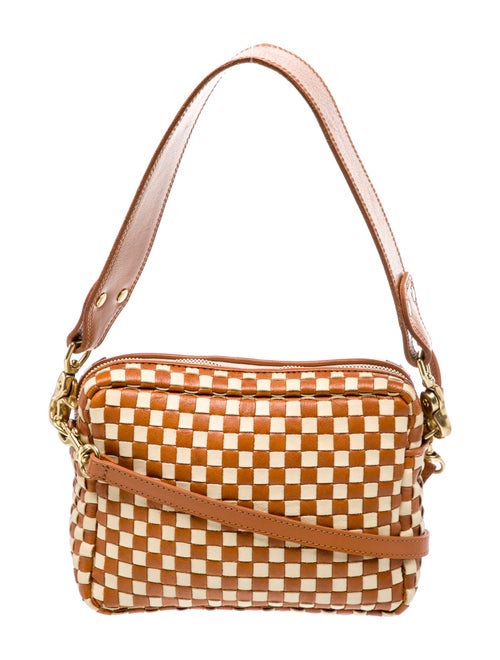 Clare V. Leather Top Handle Bag