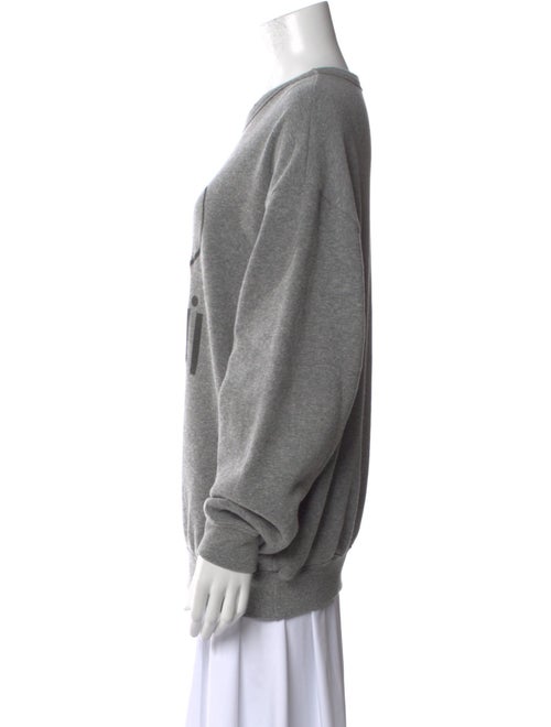 Clare V. Graphic Print Crew Neck Sweatshirt